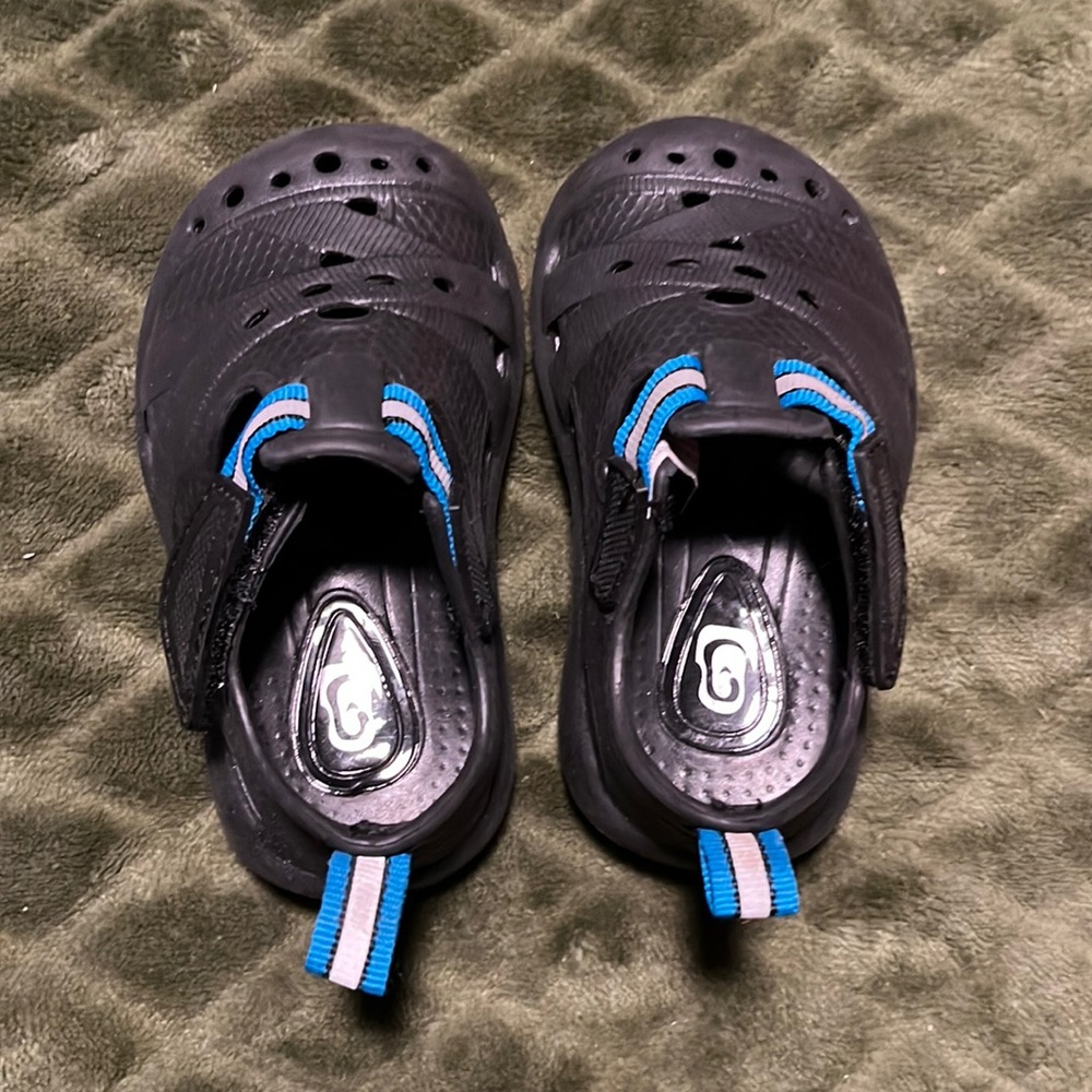 Place child shoes